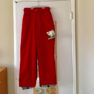 New Vans women's ski board pants insulated size M